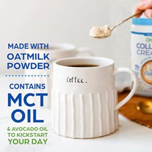 Orgain Collagen Creamer with Organic Oatmilk Powder, French Vanilla - 10g of Hydrolyzed Grass-Fed Collagen, 1g of Sugar, Made with MCT, Avocado, and Coconut Oil, No Dairy or Soy, Non-GMO, 10 oz