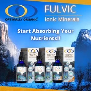 Optimally Organic Water Extracted Fulvic Ionic Minerals X100 - Fulvic Acid - Humic Acid - 77 Trace Minerals - Amino Acids - Electrolytes - 2 Month Supply - Increase Energy & Metabolism