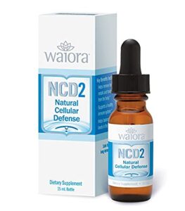 waiora ncd2 (natural cellular defense 2) activated liquid zeolite drops, clinoptilolite in optimal particle size, liquid drops/mixed in food or drinks, zeolite clinoptilolite drops – 1 bottle, 15 ml