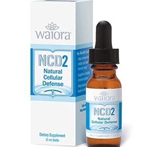 Waiora NCD2 (Natural Cellular Defense 2) Activated Liquid Zeolite Drops, Clinoptilolite in Optimal Particle Size, Liquid Drops/Mixed in Food or Drinks, Zeolite Clinoptilolite Drops - 1 Bottle, 15 mL