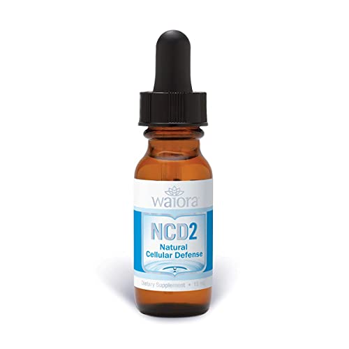 Waiora NCD2 (Natural Cellular Defense 2) Activated Liquid Zeolite Drops, Clinoptilolite in Optimal Particle Size, Liquid Drops/Mixed in Food or Drinks, Zeolite Clinoptilolite Drops - 1 Bottle, 15 mL