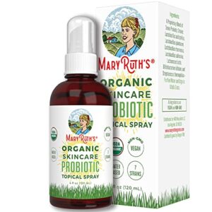 topical probiotic | usda organic topical probiotics for digestive health | lactobacillus acidophilus probiotic | gut health & immune support supplement | vegan | non-gmo | gluten free | 4 fl oz