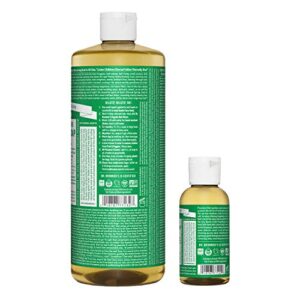 Dr. Bronner's Pure-Castile Liquid Soap – Almond Bundle. 32 oz. Bottle and 2 oz. Travel Bottle