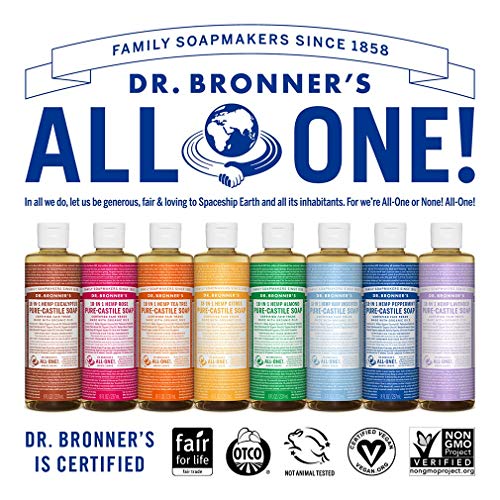 Dr. Bronner’s Pure-Castile Liquid Soap (8 oz, Almond)