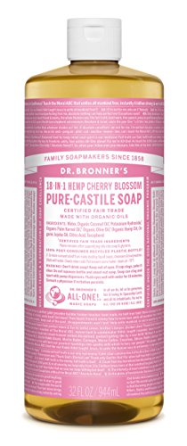 Dr. Bronners Cherry Blossom Liquid Castile Soap, 32 FZ