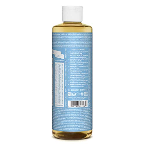 Dr Bronner Soap Liq Cstle Baby Unscented