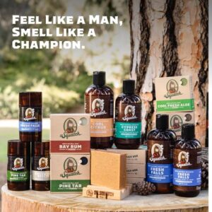 Dr. Squatch All Natural Bar Soap for Men, 5 Bar Variety Pack - Alpine Sage, Bay Rum, Bourbon, Eucalyptus and Goat's Milk