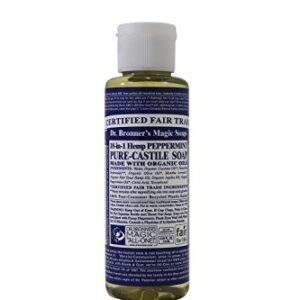 Dr Bronners Magic Soap All One Cspe04 4 Oz Peppermint 18 In 1 Dr. Bronner'S Liquid Soap