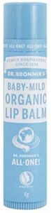 dr. bronner’s magic soaps organic naked unflavored lip balm, 0.15 ounce