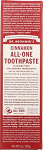 dr. bronner’s cinnamon toothpaste 5 oz (pack of 1)