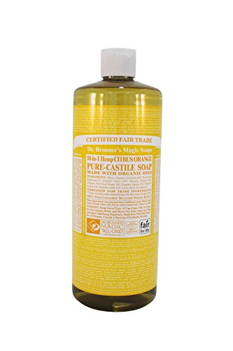 Dr. Bronner's Magic Soaps: Liquid Castile Soap, Citrus 32 oz (12 pack)