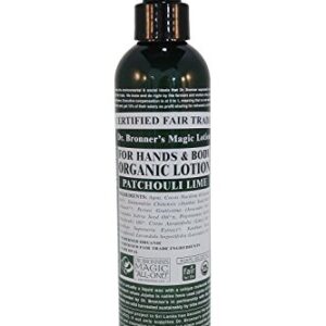 Dr. Bronner's Magic Soaps: Lotion Organic Patchouli Lime, 8 oz (4 pack)