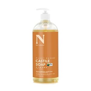 dr. natural pure-castile liquid soap, almond, 32 oz