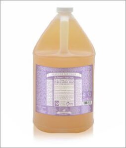 dr. bronner’s organic pure castile liquid soap peppermint – 128 fl oz