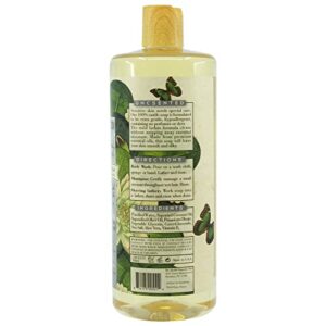 Dr Jacobs Naturals Pure Castile Liquid Soap Gel - Sensitive (Unscented, 32 oz 1-Pack) Made with Premium Organic Oils - Vegan, No Palm Oil, GMO Free - Concentrated, Multi-Purpose for Face, Body, Hair, Pets, Laundry and Dishes - Hypoallergenic and Dermatolo