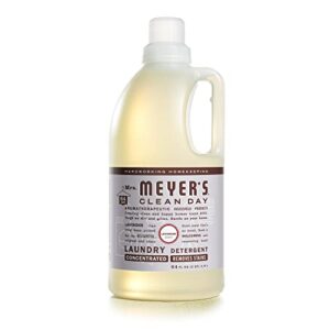 mrs. meyer’s liquid laundry detergent, biodegradable formula infused with essential oils, lavender, 64 oz (64 loads)
