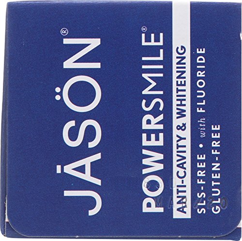 JĀSÖN Powersmile Anti-Cavity & Whitening Gel, Powerful Peppermint, 6 Oz