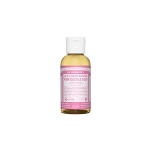 dr. bronner´s dr. bronners biological cherry blossom liquid soap 60ml 987-0064