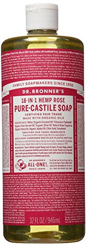 Dr. Bronner's Pure Castile Soap 4 Rainbow Variety Pack, 32 oz