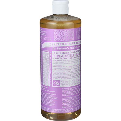 Dr. Bronner's Pure Castile Soap 4 Rainbow Variety Pack, 32 oz