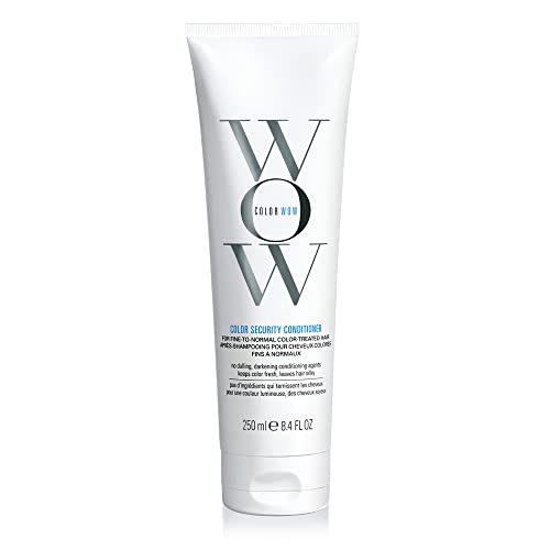 Color Wow Color Security Conditioner Fine to Normal - Weightless hydration for fine, thin, fragile hair; detangles, nourishes + adds shine with Argan Oil; color safe; heat protection