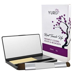 premium root touch up – temporary instant root concealer for extending time between coloring – cover up grays and roots with color and no spray – lasts until you shampoo – blonde