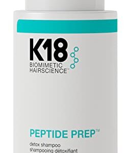 K18 PEPTIDE PREP Color Safe Detox Clarifying Shampoo -Skincare-inspired Ingredients to Nourish Hair while removing Buildup for a Clean, Healthy Hair Canvas, 8.5 fl oz