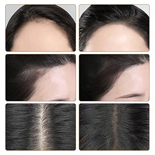 VOLLUCK Root Touch Up Hair Powder Root Cover Up Hairline Shadow Powder Stick, Root Touch Up Dark Brown for Thinning Hair for Women and Men, Bald Spots, Eyebrows, Beard Line, Dark-Brown