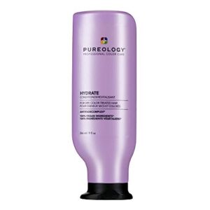 pureology hydrate moisturizing conditioner | for medium to thick dry, color treated hair | sulfate-free | vegan