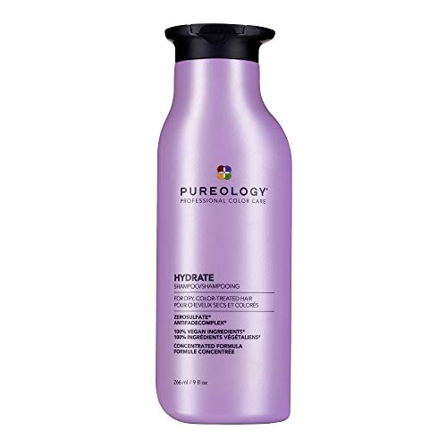 Pureology Hydrate Moisturizing Shampoo | For Medium to Thick Dry, Color Treated Hair | Sulfate-Free | Vegan