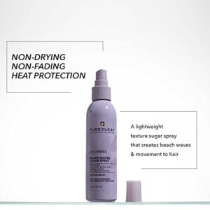 Pureology Style + Protect Beach Waves Sugar Spray | For Color-Treated Hair | Adds Texture To Create Tousled Waves | Sulfate-Free | Vegan | Updated Packaging | 5.7 Fl. Oz. |