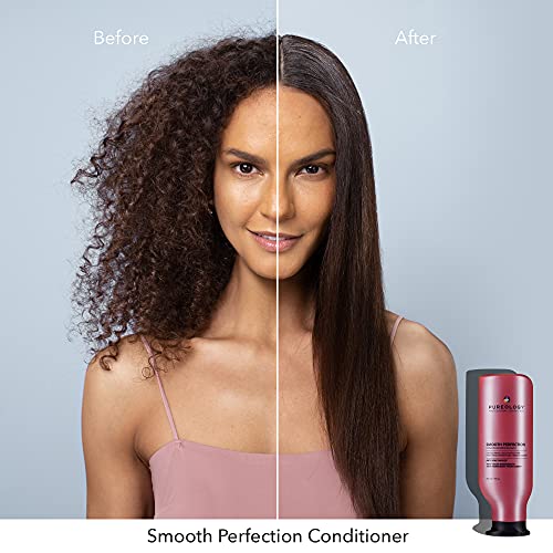 Pureology Smooth Perfection Conditioner | For Frizzy, Color-Treated Hair | Detangles & Controls Frizz | Sulfate-Free | Vegan | Updated Packaging | 9 Fl. Oz. |