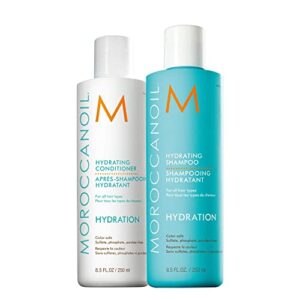 moroccanoil hydrating shampoo and conditioner bundle, 8.5 fl. oz set