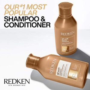 Redken All Soft Shampoo and Conditioner | For Dry / Brittle Hair | Provides Intense Softness and Shine | With Argan Oil