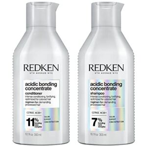 redken bonding shampoo for damaged hair repair | acidic bonding concentrate | for all hair types