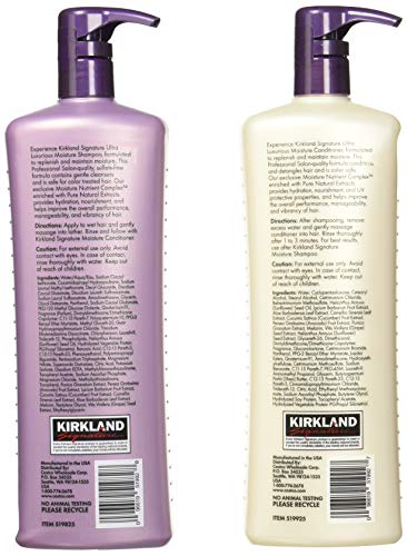 Salon Formula Moisture Shampoo 33.8 Oz & Conditioner 33.8 Oz