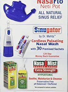 NeilMed Sinus Rinse All Natural Relief Premixed Refill Packets 100 Count (Pack of 1)