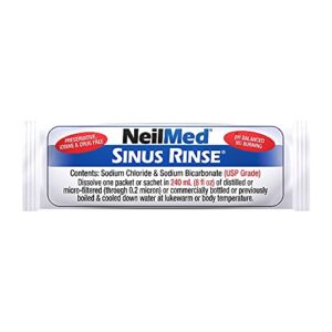 NeilMed HydroPulse Neo. Multi-Speed Electric Pulsating Nasal Sinus Irrigation System with 30 Sinus Rinse Premixed Packets.