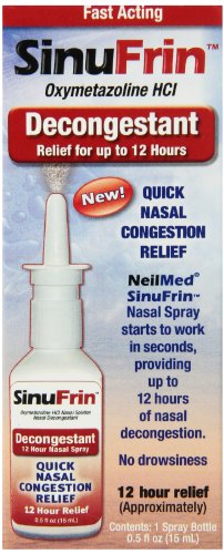 NeilMed SinuFrin Decongestant 0.5 Fluid Ounce (15 mL) (packaging may vary)