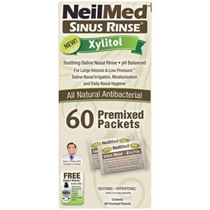 NeilMed Sinus Rinse Premixed Refill Packets with Xylitol, 60ct.