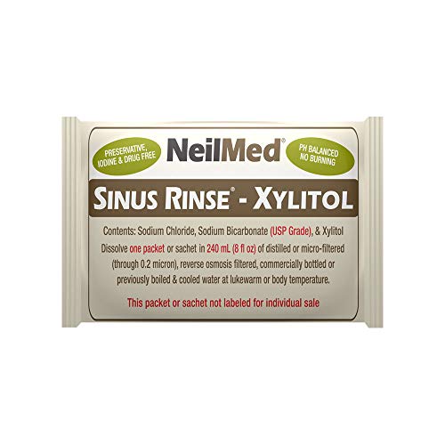 NeilMed Sinus Rinse Premixed Refill Packets with Xylitol, 60ct.