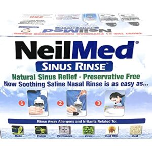 NeilMed Sinus Rinse All Natural Relief Premixed 250 Packets