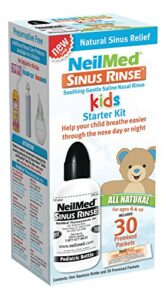 neilmed sinus rinse pediatric starter kit, 30 count