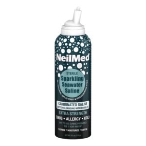 neilmed sparkling seawater extra strength carbonated saline spray 125 ml