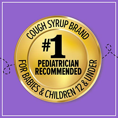 Zarbee's Baby Cough Syrup + Immune with Organic Agave + Zinc Natural Grape Flavor 2 Fl Oz