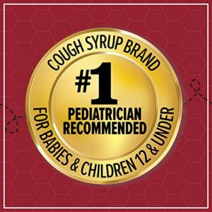 Zarbee's Kids All-in-One Daytime Cough for Children 6-12 with Dark Honey, Turmeric, B-Vitamins & Zinc, #1 Pediatrician Recommended, Drug & Alcohol-Free, Grape Flavor, 8FL Oz