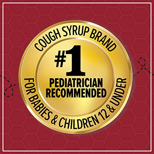 Zarbee's Kids All-in-One Daytime Cough for Children 6-12 with Dark Honey, Turmeric, B-Vitamins & Zinc, #1 Pediatrician Recommended, Drug & Alcohol-Free, Grape Flavor, 8FL Oz