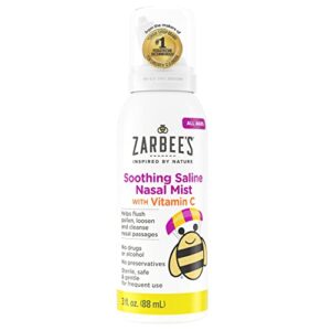 zarbee’s children’s sinus nasal spray with vitamin c, 88 ml