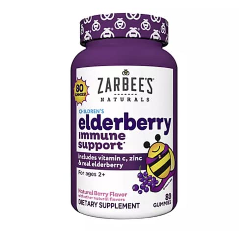 Zarbee's Children's Elderberry Immune Support Gummies, 80 ct.