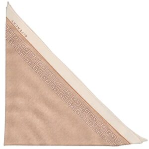 givenchy ladies ivory/brown geometrical pattern scarf